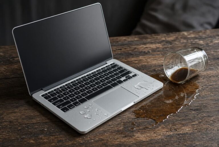 Залили MacBook жидкостью: что делать в первые минуты и как спасти ноутбук