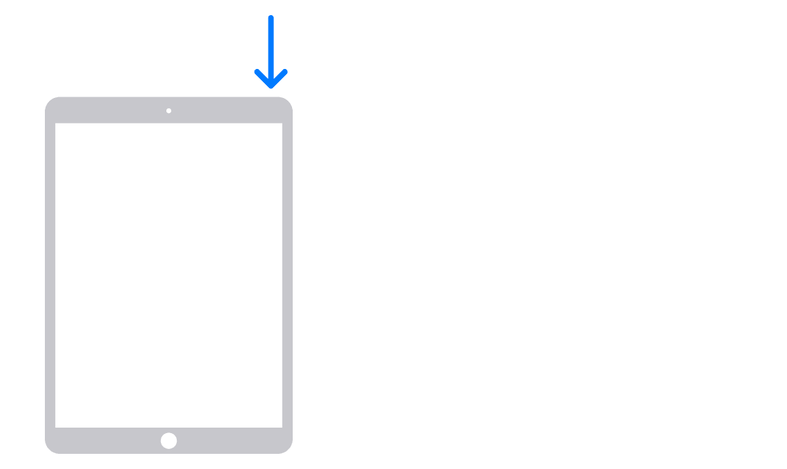 Как выключить или перезагрузить iPad с кнопкой Home