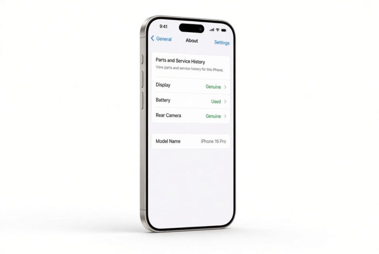 Как проверить историю деталей iPhone